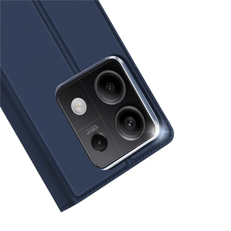 DUX DUCIS Skin Pro Series For Xiaomi Redmi Note 13 5G Cell Phone Case Card Slots PU Leather Cover