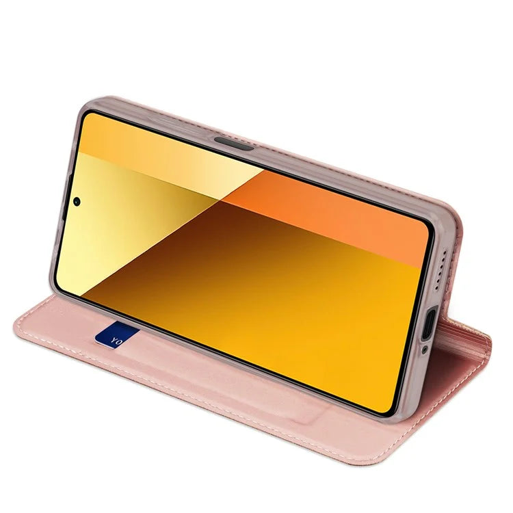 DUX DUCIS Skin Pro Series For Xiaomi Redmi Note 13 5G Cell Phone Case Card Slots PU Leather Cover