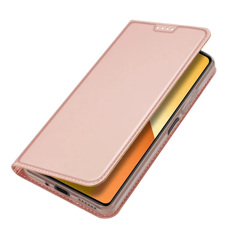 DUX DUCIS Skin Pro Series For Xiaomi Redmi Note 13 5G Cell Phone Case Card Slots PU Leather Cover