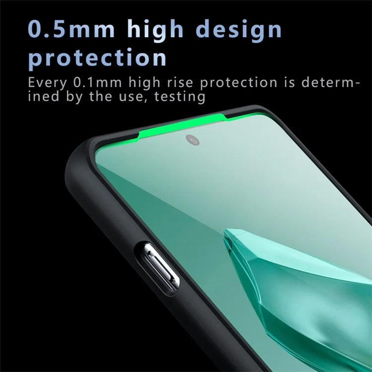 For OnePlus 12R 5G / Ace 3 5G Matte Case TPU+PC Drop-resistant Phone Cover