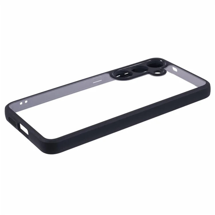 For Samsung Galaxy A24 4G (162.1 x 77.6 x 8.3mm) Back Case Clear TPU+PC Anti-drop Phone Shell