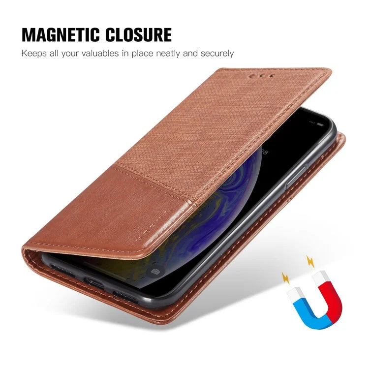 MUXMA MX109 For Samsung Galaxy S23 Ultra Case RFID Blocking Leather Phone Cover with Wallet Stand