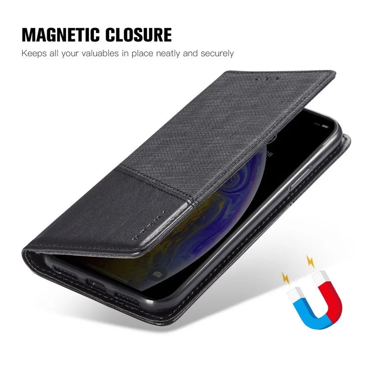 MUXMA MX109 For Samsung Galaxy S23 Ultra Case RFID Blocking Leather Phone Cover with Wallet Stand
