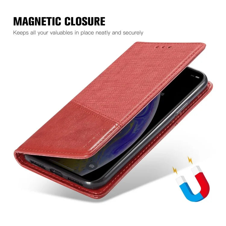 MUXMA MX109 For Samsung Galaxy S23 Ultra Case RFID Blocking Leather Phone Cover with Wallet Stand