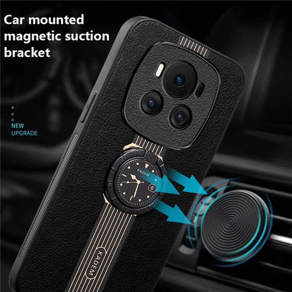 KADEM For Honor Magic6 5G Cell Phone Case Ring Kickstand Watch Pattern Cover