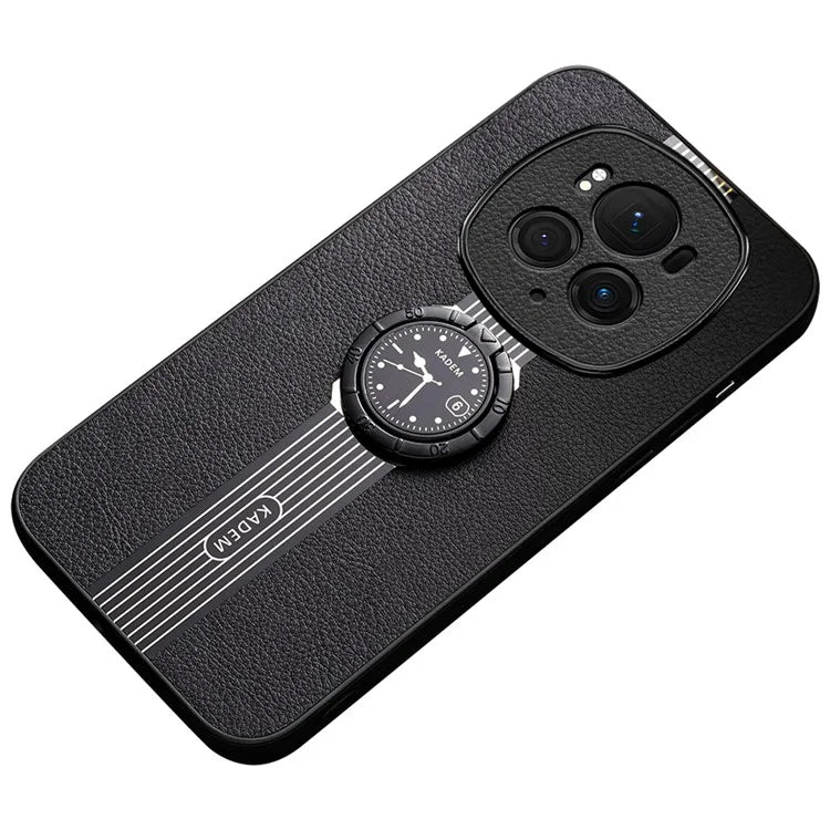 KADEM For Honor Magic6 Pro 5G Watch Pattern Cell Phone Case Ring Kickstand Cover
