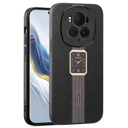 KADEM For Honor Magic6 Pro 5G Case Drop-proof PU+TPU+Acrylic Smartphone Back Cover