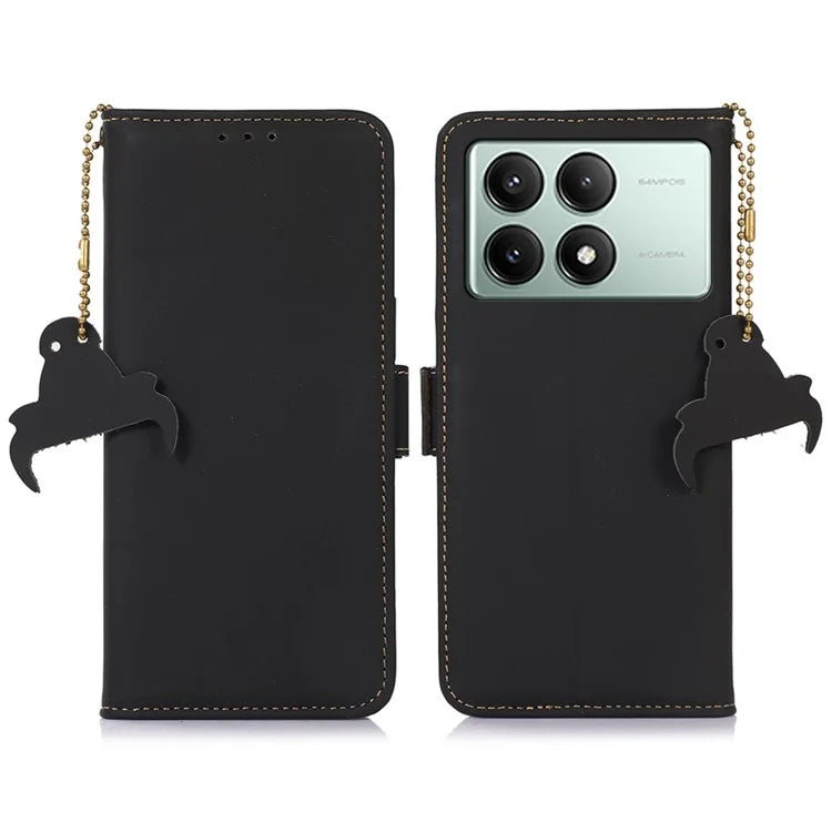 For Xiaomi Redmi K70E 5G / Poco X6 Pro 5G Phone Case Stand RFID Blocking Cover