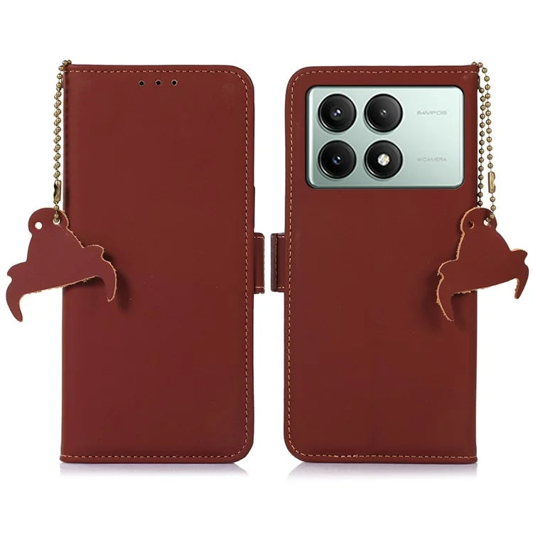 For Xiaomi Redmi K70E 5G / Poco X6 Pro 5G Phone Case Stand RFID Blocking Cover