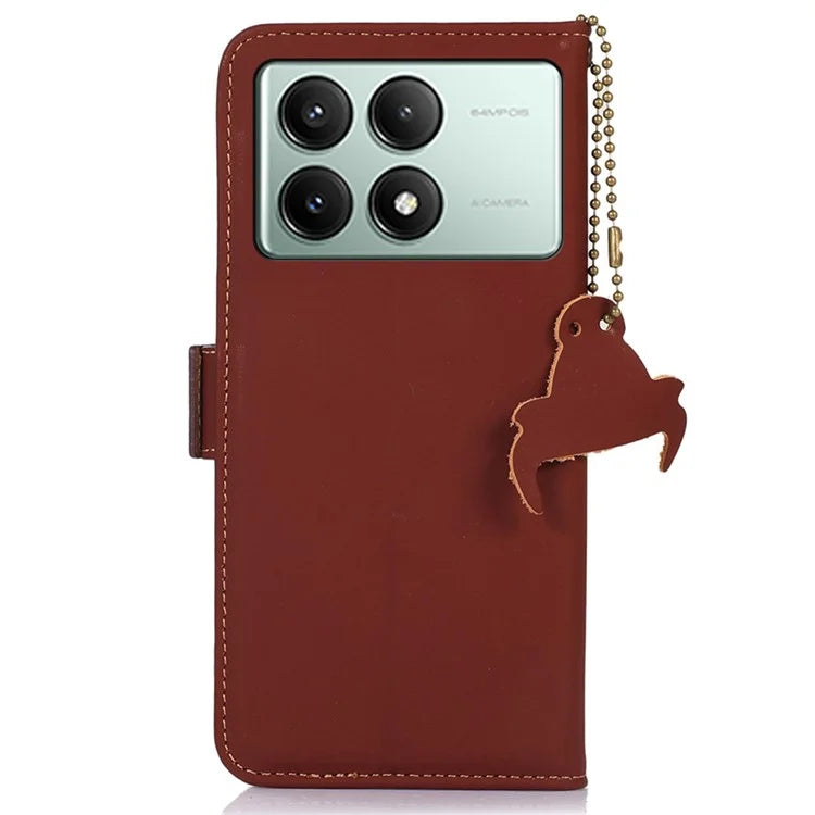 For Xiaomi Redmi K70E 5G / Poco X6 Pro 5G Phone Case Stand RFID Blocking Cover
