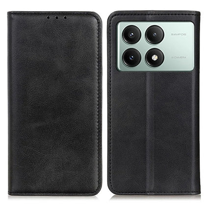 For Xiaomi Redmi K70E 5G / Poco X6 Pro 5G Case Split Leather Magnetic Flip Folio Phone Cover