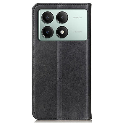 For Xiaomi Redmi K70E 5G / Poco X6 Pro 5G Case Split Leather Magnetic Flip Folio Phone Cover