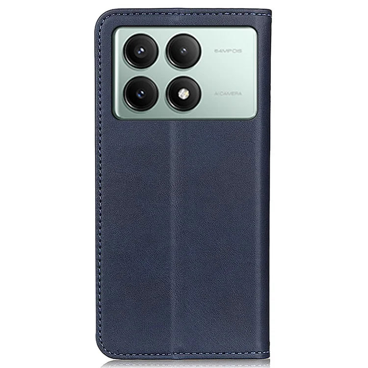 For Xiaomi Redmi K70E 5G / Poco X6 Pro 5G Case Split Leather Magnetic Flip Folio Phone Cover