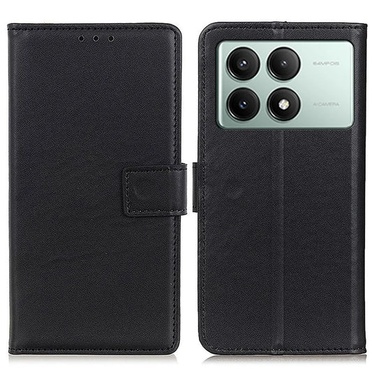 For Xiaomi Redmi K70E 5G / Poco X6 Pro 5G Case Leather Wallet Phone Cover with Magnetic Clasp