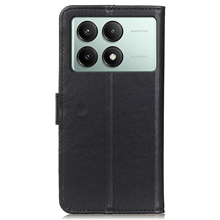 For Xiaomi Redmi K70E 5G / Poco X6 Pro 5G Case Leather Wallet Phone Cover with Magnetic Clasp