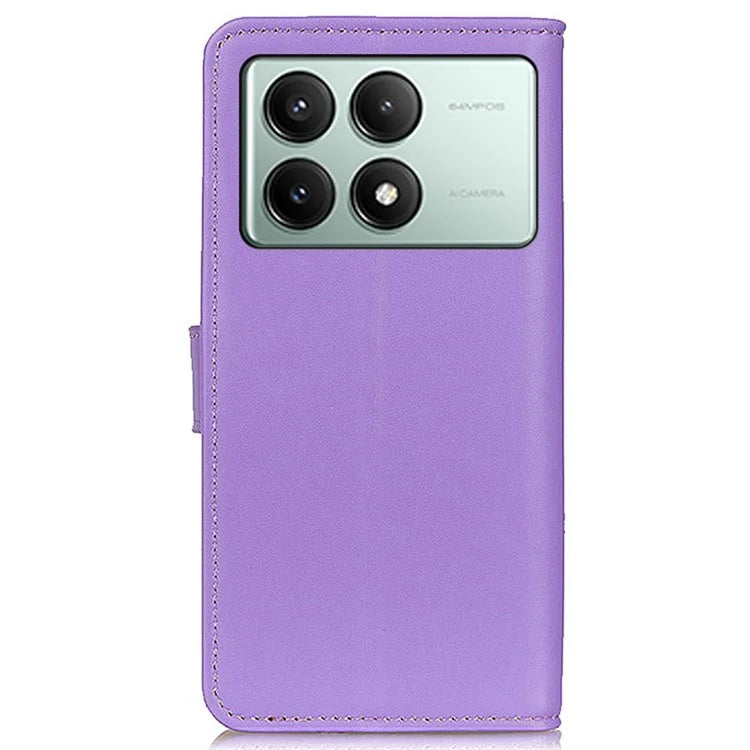 For Xiaomi Redmi K70E 5G / Poco X6 Pro 5G Case Leather Wallet Phone Cover with Magnetic Clasp