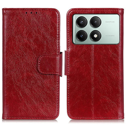 For Xiaomi Redmi K70E 5G / Poco X6 Pro 5G Wallet Case Protective Split Leather Phone Cover