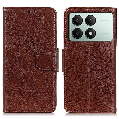 For Xiaomi Redmi K70E 5G / Poco X6 Pro 5G Wallet Case Protective Split Leather Phone Cover