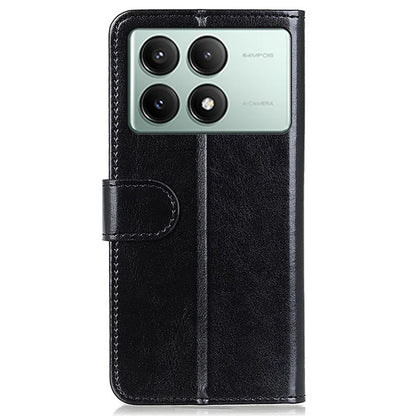 For Xiaomi Redmi K70E 5G / Poco X6 Pro 5G Case Crazy Horse Texture Wallet Phone Cover