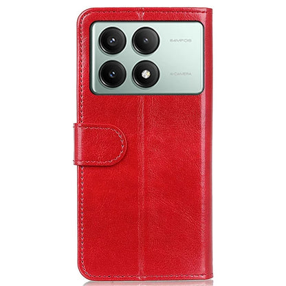 For Xiaomi Redmi K70E 5G / Poco X6 Pro 5G Case Crazy Horse Texture Wallet Phone Cover