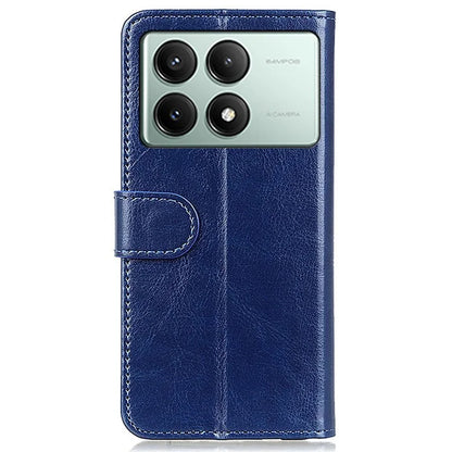 For Xiaomi Redmi K70E 5G / Poco X6 Pro 5G Case Crazy Horse Texture Wallet Phone Cover