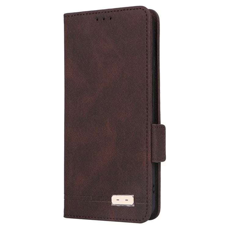 For Xiaomi Poco X6 Pro 5G / Redmi K70E 5G Leather Case Wallet Phone Cover Hardware Decor