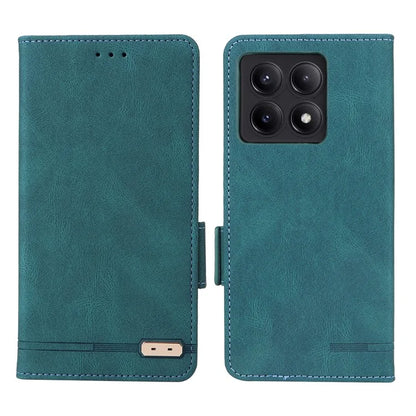 For Xiaomi Poco X6 Pro 5G / Redmi K70E 5G Leather Case Wallet Phone Cover Hardware Decor