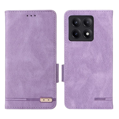 For Xiaomi Poco X6 Pro 5G / Redmi K70E 5G Leather Case Wallet Phone Cover Hardware Decor