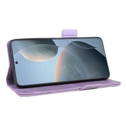 For Xiaomi Poco X6 Pro 5G / Redmi K70E 5G Leather Case Wallet Phone Cover Hardware Decor