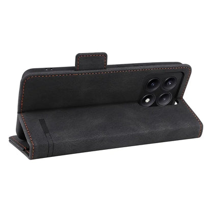 For Xiaomi Poco X6 Pro 5G / Redmi K70E 5G Leather Case Wallet Phone Cover Hardware Decor