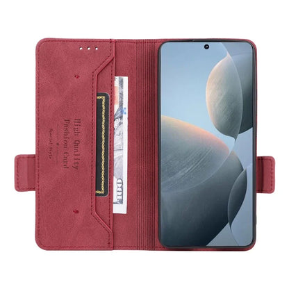 For Xiaomi Poco X6 Pro 5G / Redmi K70E 5G Leather Case Wallet Phone Cover Hardware Decor