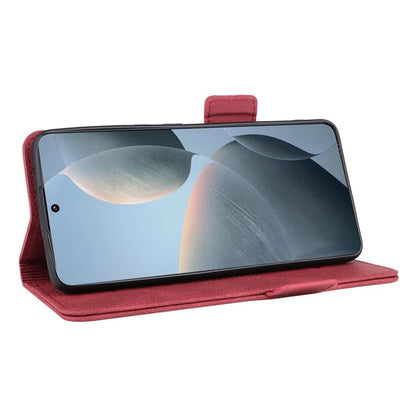 For Xiaomi Poco X6 Pro 5G / Redmi K70E 5G Leather Case Wallet Phone Cover Hardware Decor