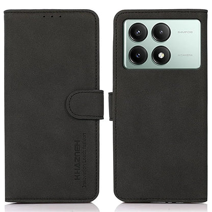 KHAZNEH For Xiaomi Redmi K70E 5G / Poco X6 Pro 5G Case Wallet Phone Cover with Card Holder