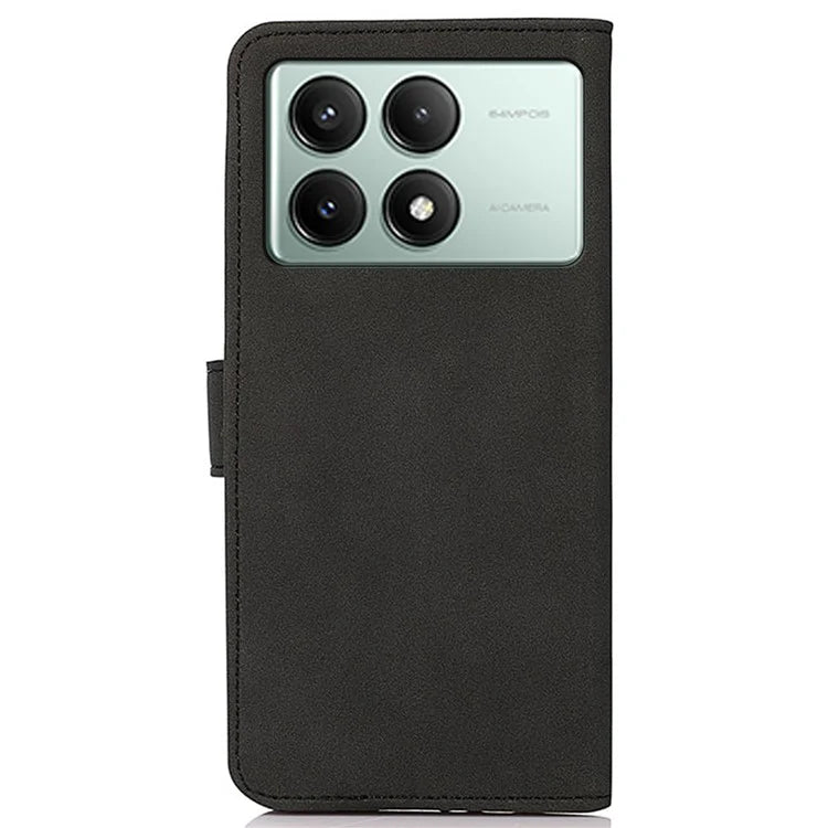 KHAZNEH For Xiaomi Redmi K70E 5G / Poco X6 Pro 5G Case Wallet Phone Cover with Card Holder