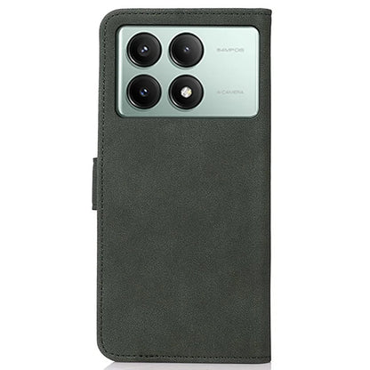 KHAZNEH For Xiaomi Redmi K70E 5G / Poco X6 Pro 5G Case Wallet Phone Cover with Card Holder