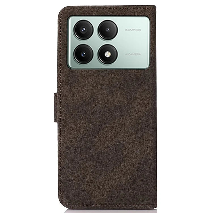 KHAZNEH For Xiaomi Redmi K70E 5G / Poco X6 Pro 5G Case Wallet Phone Cover with Card Holder
