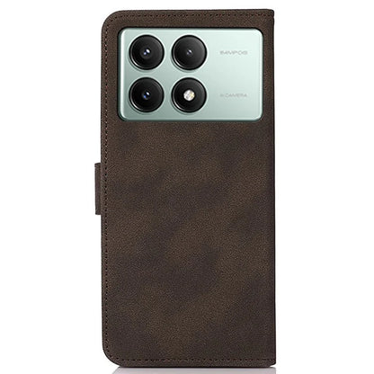 KHAZNEH For Xiaomi Redmi K70E 5G / Poco X6 Pro 5G Case Wallet Phone Cover with Card Holder