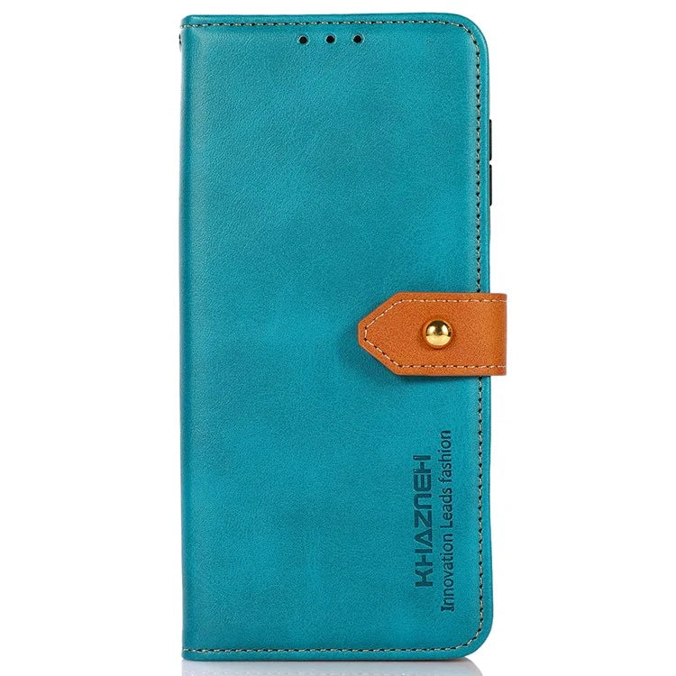 KHAZNEH For Xiaomi Redmi K70E 5G / Poco X6 Pro 5G Case Golden Magnetic Buckle Wallet Phone Protector