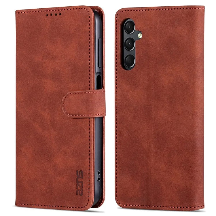 AZNS For Samsung Galaxy A24 4G (162.1 x 77.6 x 8.3mm) Case Shockproof Flip Leather Phone Cover