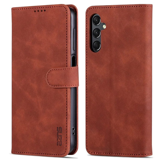 AZNS For Samsung Galaxy A24 4G (162.1 x 77.6 x 8.3mm) Case Shockproof Flip Leather Phone Cover