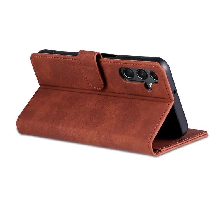 AZNS For Samsung Galaxy A24 4G (162.1 x 77.6 x 8.3mm) Case Shockproof Flip Leather Phone Cover