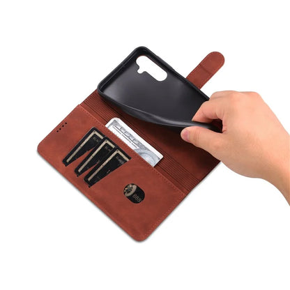 AZNS For Samsung Galaxy A24 4G (162.1 x 77.6 x 8.3mm) Case Shockproof Flip Leather Phone Cover