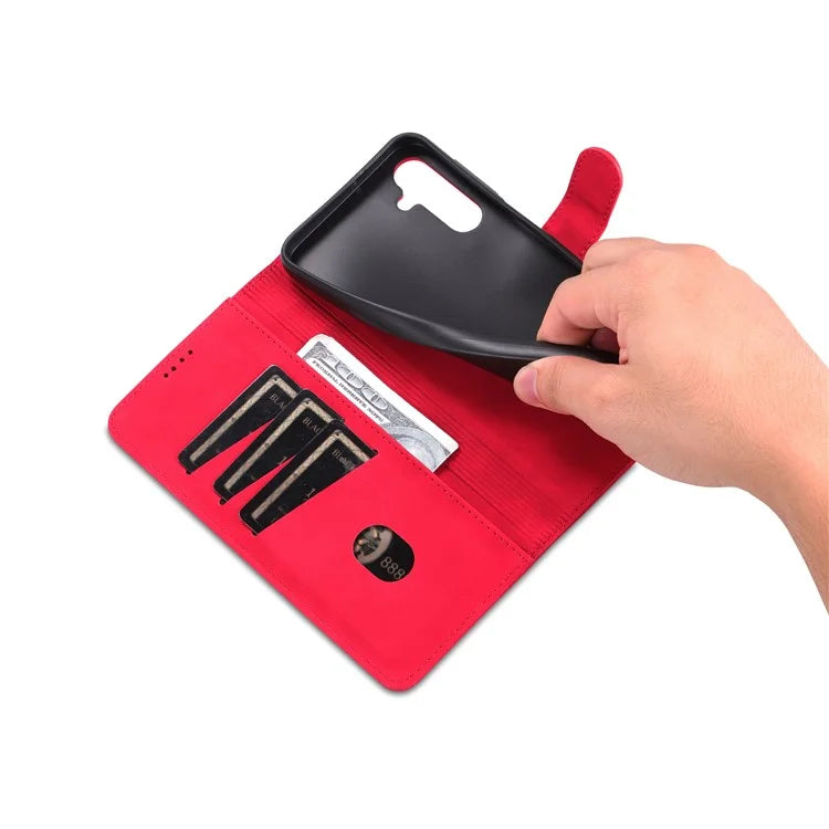 AZNS For Samsung Galaxy A24 4G (162.1 x 77.6 x 8.3mm) Case Shockproof Flip Leather Phone Cover