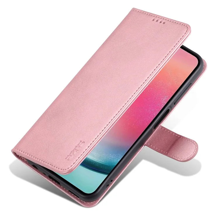 AZNS For Samsung Galaxy A24 4G (162.1 x 77.6 x 8.3mm) Case Shockproof Flip Leather Phone Cover