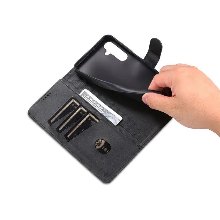 AZNS For Samsung Galaxy A24 4G (162.1 x 77.6 x 8.3mm) Case Shockproof Flip Leather Phone Cover