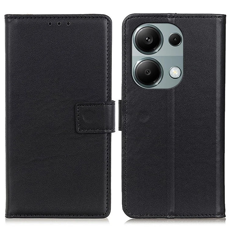 For Xiaomi Redmi Note 13 Pro 4G / Poco M6 Pro 4G Leather Case Fashionable Card Slots Phone Cover
