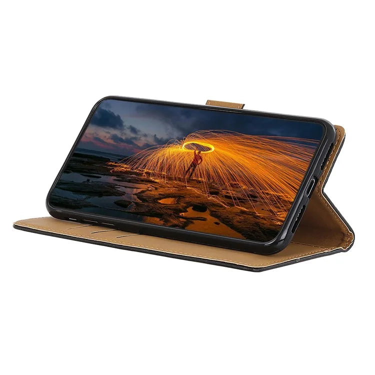 For Xiaomi Redmi Note 13 Pro 4G / Poco M6 Pro 4G Leather Case Fashionable Card Slots Phone Cover