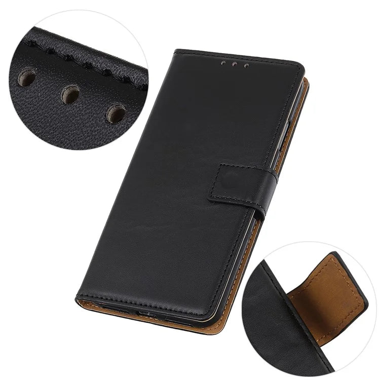 For Xiaomi Redmi Note 13 Pro 4G / Poco M6 Pro 4G Leather Case Fashionable Card Slots Phone Cover