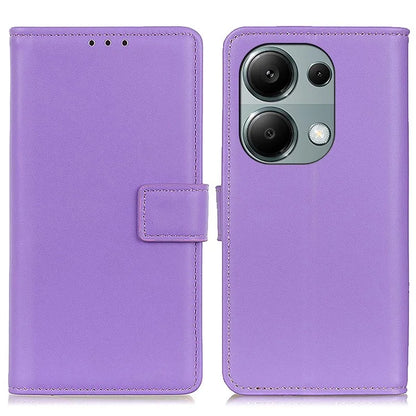 For Xiaomi Redmi Note 13 Pro 4G / Poco M6 Pro 4G Leather Case Fashionable Card Slots Phone Cover
