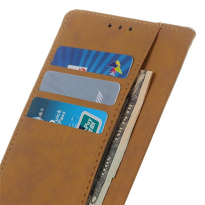 For Xiaomi Redmi Note 13 Pro 4G / Poco M6 Pro 4G Leather Case Fashionable Card Slots Phone Cover